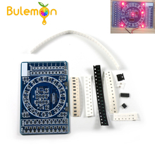 SMD Component Welding Practice Board CD4017 Water Lamp Kit Skill Training Training Competition DIY KIT 2024 - buy cheap