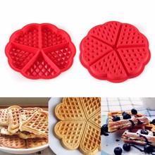 Non-stick Silicone Waffle Mold 5-Cavity Cake Chocolate Candy Mold Cake Bakeware Mould Kitchen Oven Baking Mold Tool 2024 - buy cheap
