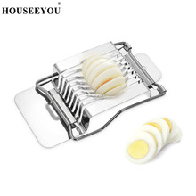 HOUSEEYOU, rebanador de huevos, alambre de acero inoxidable, huevo, queso, herramienta picadora de fruta, Gadgets para ensaladas, accesorios de herramientas de cocina sándwich 2024 - compra barato