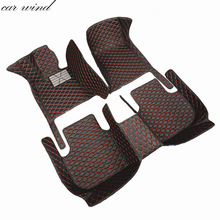 Coche viento de coche de cuero piso mat para Peugeot 307, 206, 308, 407, 207, 406, 408, 301, 508, 5008, 2008, 3008 impermeable alfombras accesorios de coche 2024 - compra barato