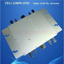 Top selling 230v ac waterproof dc 22-50v 1200w grid tie micro solar inverter 2024 - buy cheap