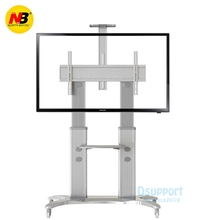 Super quality for 55"-80" LED LCD TV Cart Flat Panel Plasma TV Trolley Stand With Tray and AV Shelf NB VF7017-S 2024 - buy cheap