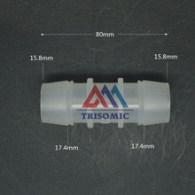 Recta de 15,8mm conector de plástico de Conector de púas Material manguera PP PVC tubo de conexión Joiner de acuario pecera 2024 - compra barato