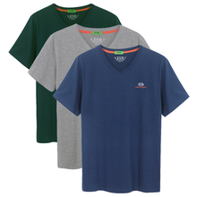 3pcs/lot Men tshirt high quality Solid Casual Tee Shirts Fashion T Shirt Man Cotton Short Sleeve Tee Shirts Leisure T-shirt 2024 - buy cheap