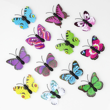 Hot sale 100 Pieces 3D PVC Artificial Butterfly Decor For Home DIY Christmas Wedding Decoration Free Shipping 2024 - buy cheap