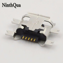 10pcs MICRO USB 5Pin Plug Jack Interface Connector 4 Fixed Pins Offset Type Plugs for Android Samsung phone ect 2024 - buy cheap