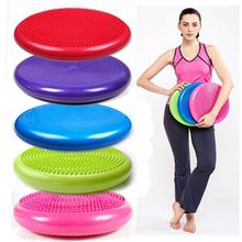 Bolas de Yoga de equilibrio de PVC de 33cm, almohadilla de masaje con disco de equilibrio de estabilidad, cojín de masaje, Bola de entrenamiento para ejercicio físico 2024 - compra barato