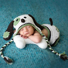 Cute puppy style baby clothes baby photo props photography clothing baby photo costume hundred years old 2024 - buy cheap