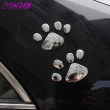 3D Car sticker classy design paw animal Cat Bear traces stickers for Toyota Camry Corolla RAV4 Yaris Highlander/Land Cruiser 2024 - buy cheap