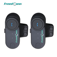 FreedConn-interfono T-COMVB con Bluetooth para casco de motocicleta, auriculares inalámbricos, intercomunicador, Radio FM, auriculares inalámbricos, casco de cara completa, 2 juegos 2024 - compra barato