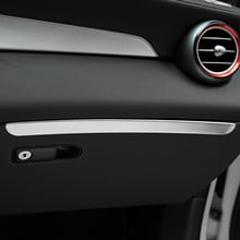Для Mercedes Benz GLC автомобильный copilot перчаточный ящик декоративная панель Крышка отделочная полоса из нержавеющей стали автомобильные аксессуары Стайлинг 2024 - купить недорого