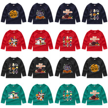 Halloween Day Costumes 2019 New Baby Boys Girls Printed Tops Long Sleeved Casual Sweater 2-6y Children Cartoon Sweatshirt Outfit 2024 - buy cheap