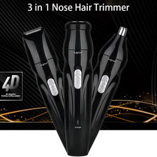 Multifunctional Water Wash Rechargeable 3 in 1 Electric Nose Hair Trim Men Nose Hair Trimmer Ear Face Eyebrow Hair Removal Suit 2024 - buy cheap