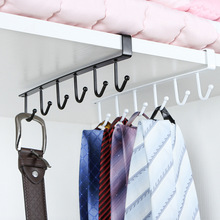 Iron Storage Rack Multi-function Hook Hanging Clothes Wardrobe Accessories for The Kitchen Cupboard Organizer Sponge Holder 2024 - buy cheap