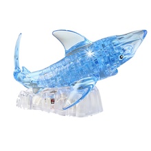 Underwater World 3D Crystal Puzzle Wood Shark 3D Crystal Puzzle children toys birthday present A 2024 - buy cheap