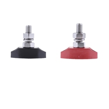 2 Pieces Red & Black 2x 6mm Junction Block Power Post Insulated Terminal Stud Single for Boat Marine 2024 - buy cheap