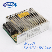led power supply switch 35W 5V 5A ac dc converter   35W 5V variable dc voltage regulator quality assured S-35-5 2024 - buy cheap