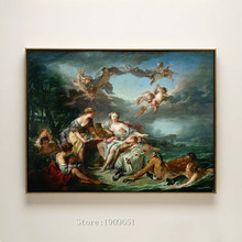 classical religious figures nude angels canvas printings oil painting printed on cotton no frame wall art decoration picture 2024 - buy cheap