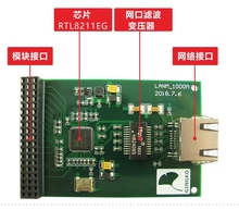Free Shipping RTL8211 GEM Gigabit Ethernet Module 1000M UDP FPGA Development Board Matching module sensor 2024 - buy cheap