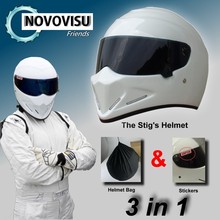 Capacete + bolsa + adesivo simpson, capacete branco/3 em 1, visor preto, loja de engrenagem 2024 - compre barato