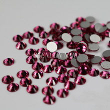 1440 шт./лот SS3-SS20 Стразы розового цвета для 3D дизайна ногтей с плоской задней поверхностью без горячей фиксации на свадебные украшения аксессуары для ногтей 2024 - купить недорого
