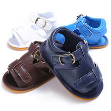 2018 Fashion Soft Sole Newborn First Walkers Christening Baptism Baby Shoes Summer Kid PU Leather Toddler Zapatos Baby boy Shoe 2024 - buy cheap