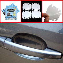 4pcs Universal Invisible Car Door Handle Scratches Automobile Shakes Protective Vinyl Protector Films Car Handle Protect 2024 - buy cheap