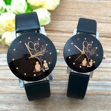 2019 New Retro Design Watch Student Couple Stylish Spire Lovely Glass Belt Quartz Watch Clock Feminino For Women  Dropship A7 2024 - buy cheap