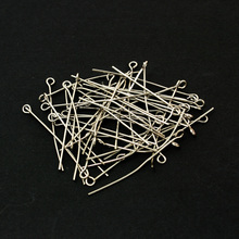 hot 300pcs/lot Jewelry Findings Rhodium Plated Pins 40MM Eye Pins ,Yiwu FZA003-69 2024 - buy cheap