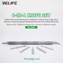 RELIFE RL-101B, набор ножей для процессора, удаление клеевого ножа, материнская плата IC, Ремонтный нож, нож для процессора A8 A9 A10 A11 A12, инструмент для разборки чипа 2024 - купить недорого