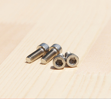4pcs M4 pure titanium screws allen cup head bolts Ti hex socket cap screw TA2/Gr2 bolt 6mm-40mm length 2024 - buy cheap