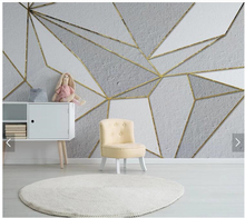 Custom 3D papel de parede, abstract geometric wallpaper mural for living room bedroom sofa background home decor wallpaper 2024 - buy cheap