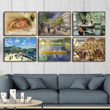 Casa Decoração Wall Art Pictures Fro Sala Poster Pinturas Da Lona de Impressão Francês Pierre-Auguste Renoir gril 2024 - compre barato