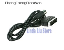 Chengdianwan-cabo de vídeo scart de 1.8m rgb, para tv, sega genesis 1, mega drive, md1, pal, v-pin de 20 tamanhos 2024 - compre barato