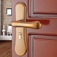 European retro room door lock indoor mechanical door lock bedroom door handle 2024 - buy cheap