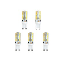 5pcs/lot G9 LED Bulb 6W Cold White AC220V Chandelier Light 2835SMD 48LEDS 360 Beam Angle Replace Halogen Lamp 2024 - buy cheap