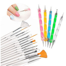 20pcs Professional Nail Gel Polish Art Styling Acrylic Brush Set Pinceis Design Painting PenTools Brushes For Salon Manicure DIY 2024 - buy cheap