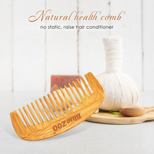 1Pc Natural Bamboo Wooden Portable Hair Comb Massage Scalp Anti-static Men's Beard Comb 12*5.2cm Women Hair Styling tool 2024 - buy cheap
