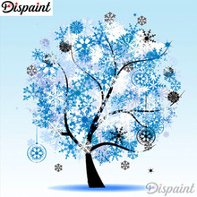 Pintura descartável completa quadrada/redonda 5d diy pintura de diamante "árvore de inverno" bordado ponto de cruz 3d decoração de casa a10222 2024 - compre barato