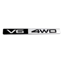 Car Accessories for V6 4WD Body Emblem Rear Trunk Sticker Badge Meta for Toyota CHR C-HR Corolla RAV4 Yaris Avensis Vios Auris 2024 - buy cheap