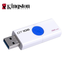 Kingston USB Flash Drive DT106 Pendrive USB 3.1 16GB 32GB U Disk Pen Drive USB 16GB 32GB 64GB 128GB Memory Flash Memoria DT106 2024 - buy cheap