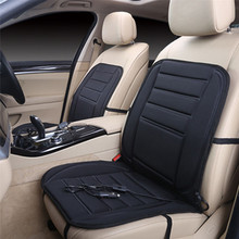 Universal preto 12 v macio espessamento aquecido almofada do assento de carro inverno aquecedor assento com controlador temperatura 2024 - compre barato