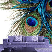 Custom Large Mural Bedroom Living Room Sofa TV Background Wallpaper Blue Non-woven Photo wallpaper, wood fiber wallpaper, wedding house, textile wallpapers, heat insulation 2024 - buy cheap