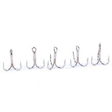 100pcs Strong Treble Hooks Sharp Hooks Size 2#-10# Fishing High Carbon Steel Hooks Fish Carp Fishing Hooks 2024 - buy cheap