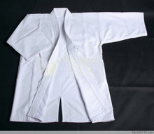 Conjunto de cordas de algodão puro unissex kung fu hapkido, 2 cores, azul/branco, jaqueta de artes marciais, hakama kendo, uniformes, tops 2024 - compre barato