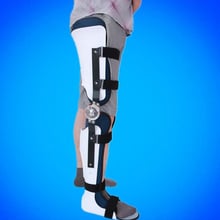 Adjustable Knee Ankle Foot Orthosis Immobilization Support Thigh Fracture Healing Device Knee Brace Postoperative Fixation 2024 - buy cheap