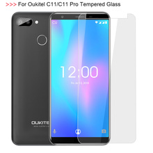 High Quality Tempered Glass For Oukitel C11 Pro Screen Protector protective film For Oukitel C11 Pro / C11 5.5" Glass 2024 - buy cheap