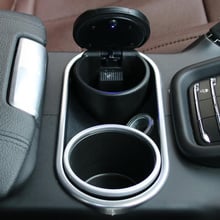 Cenicero con bandeja para cenizas de coche, taza de almacenamiento con LED para Volkswagen, VW, Golf, GTI, Tiguan, Passat, CC, Jetta, Polo, Scirocco, Lavida, Eos, Bora 2024 - compra barato