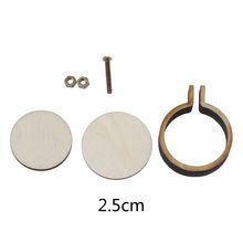 DIY Wooden Cross Stitch Hoop Mini Ring Embroidery Circle Sewing Kit Frame Craft 2024 - buy cheap