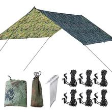 Multifunctional Hammock Tent Waterproof Beach Tarp For Sun Protection Camping Hiking Survival Gear Multi-function Cloth Tent 2024 - buy cheap